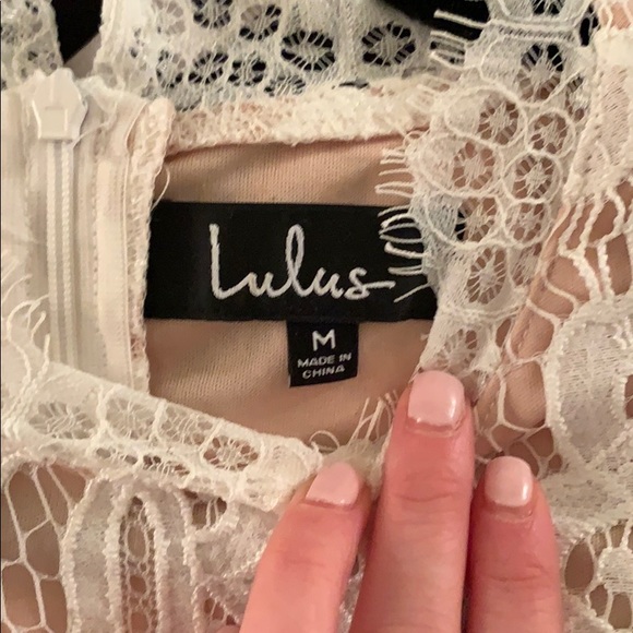 White Lace Lulu’s Dress - Picture 3 of 3